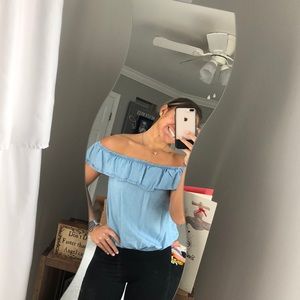 off the shoulder top!